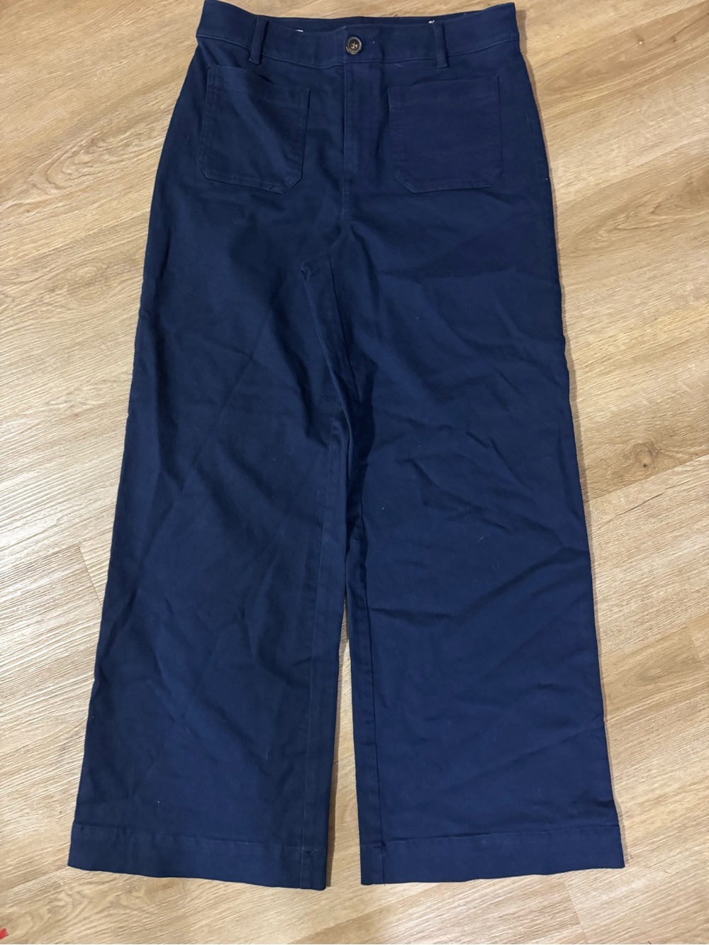 LOFT Navy Wide-Leg Women's Pants